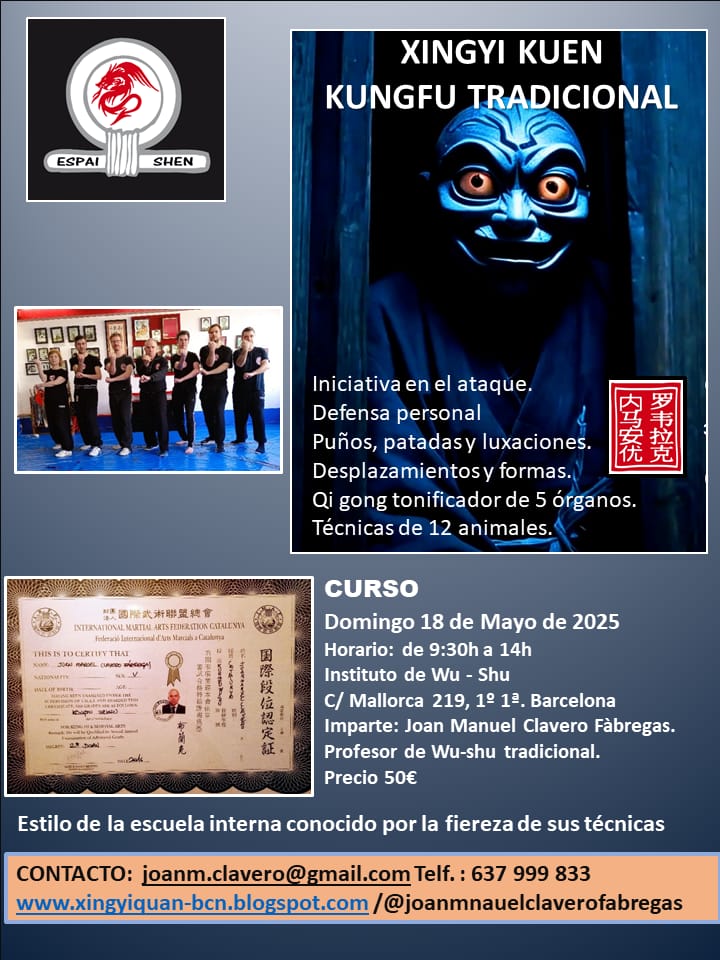 curso de xing yi barcelona